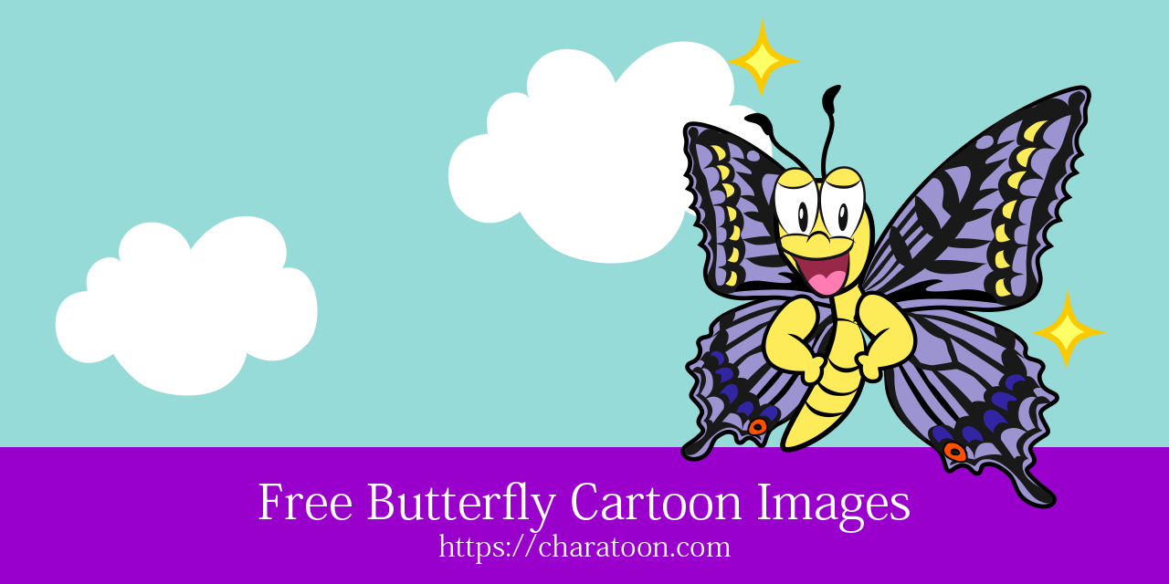 Imágenes prediseñadas de personaje de Mariposa gratis