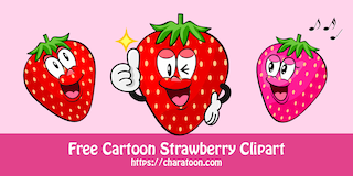 Cartoon Strawberry Clipart