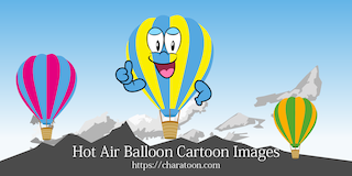 Cartoon Hot Air Balloon Clipart