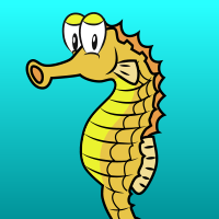 Seahorse Cartoon