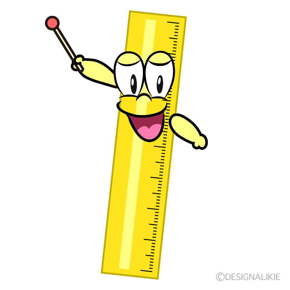 Speaking Ruler Cartoon Character Image