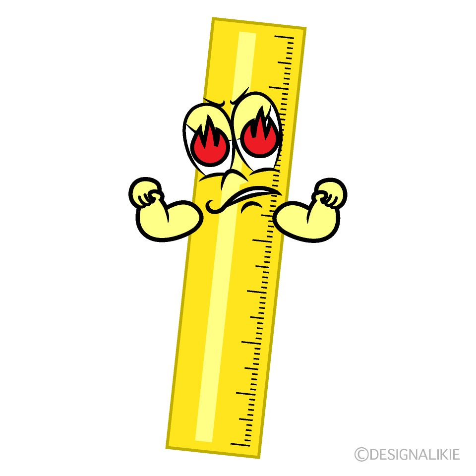 Enthusiasm Ruler Cartoon Character Image
