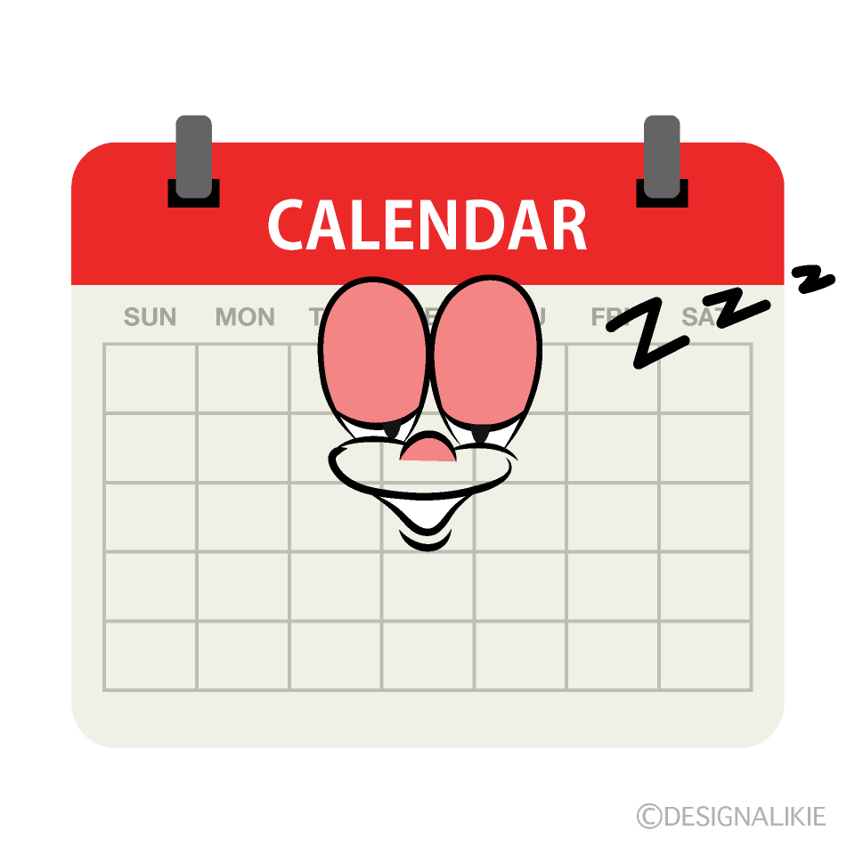 Calendario Durmiendo Animado