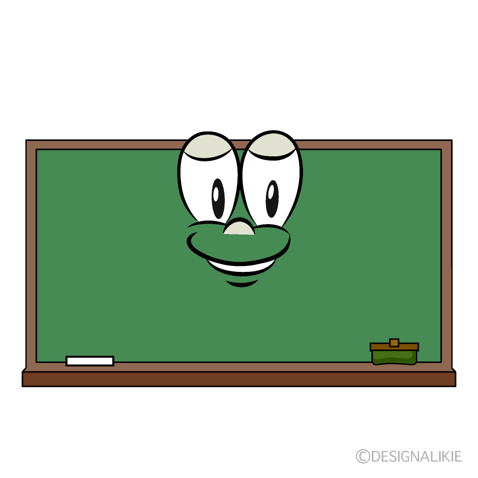 Blackboard Cartoon Character Image