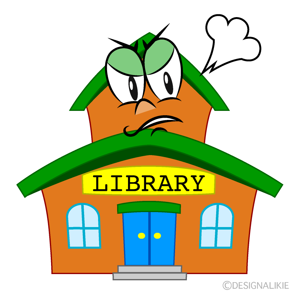 Biblioteca Enojada Animado