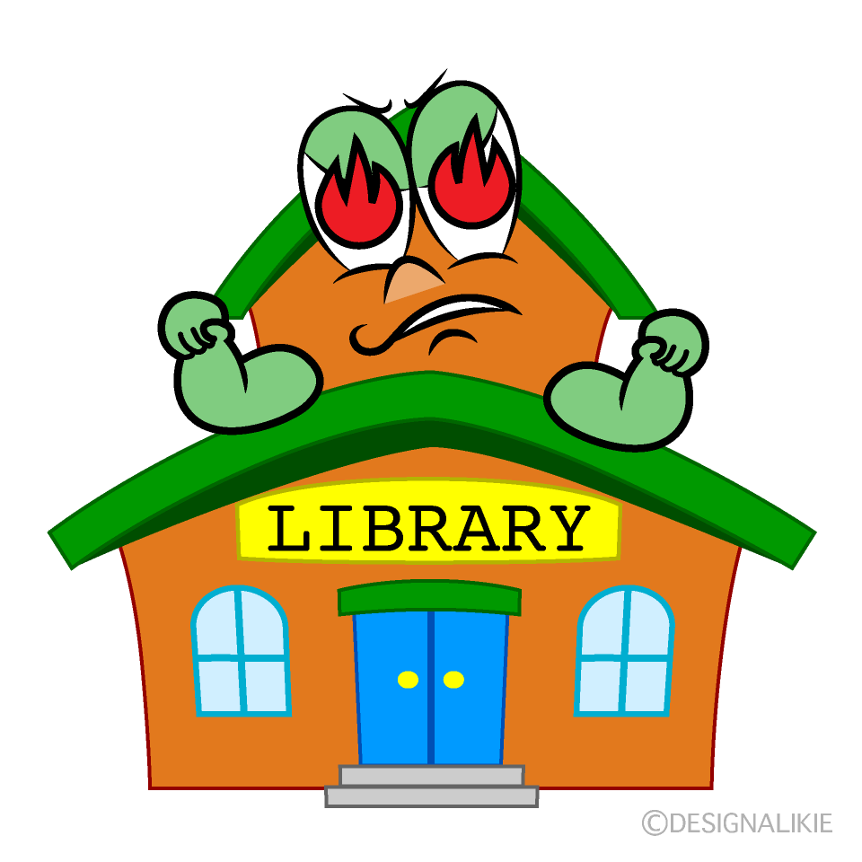 Enthusiasm Library Cartoon Character Image