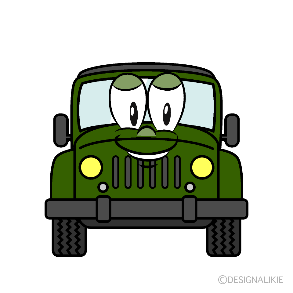 Jeep Cartoon Character Image