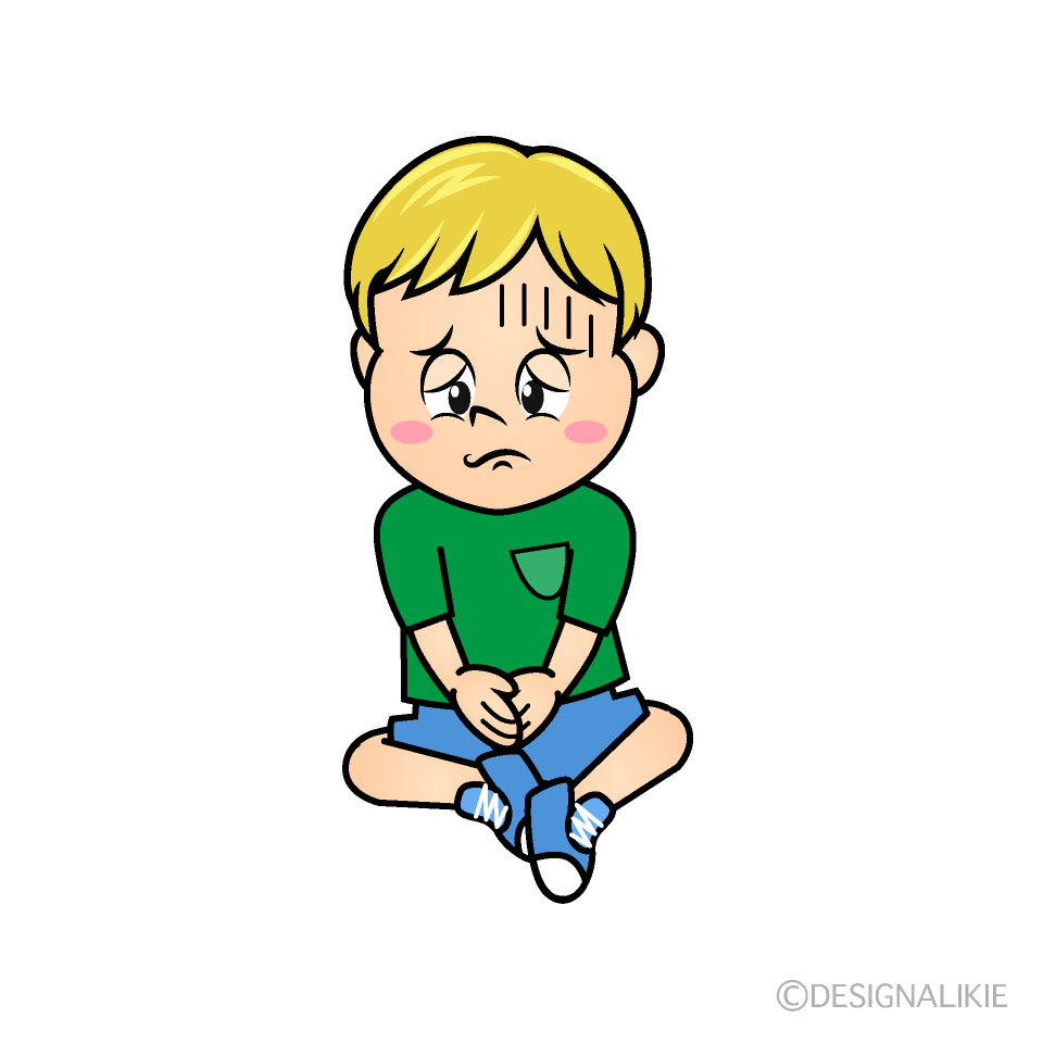 Niño Deprimido Animado