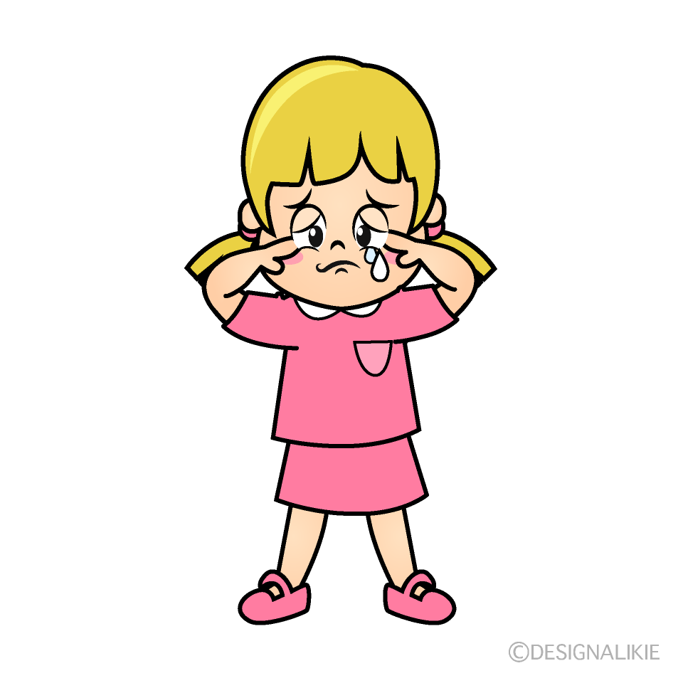Sad Girl Cartoon Character Image
