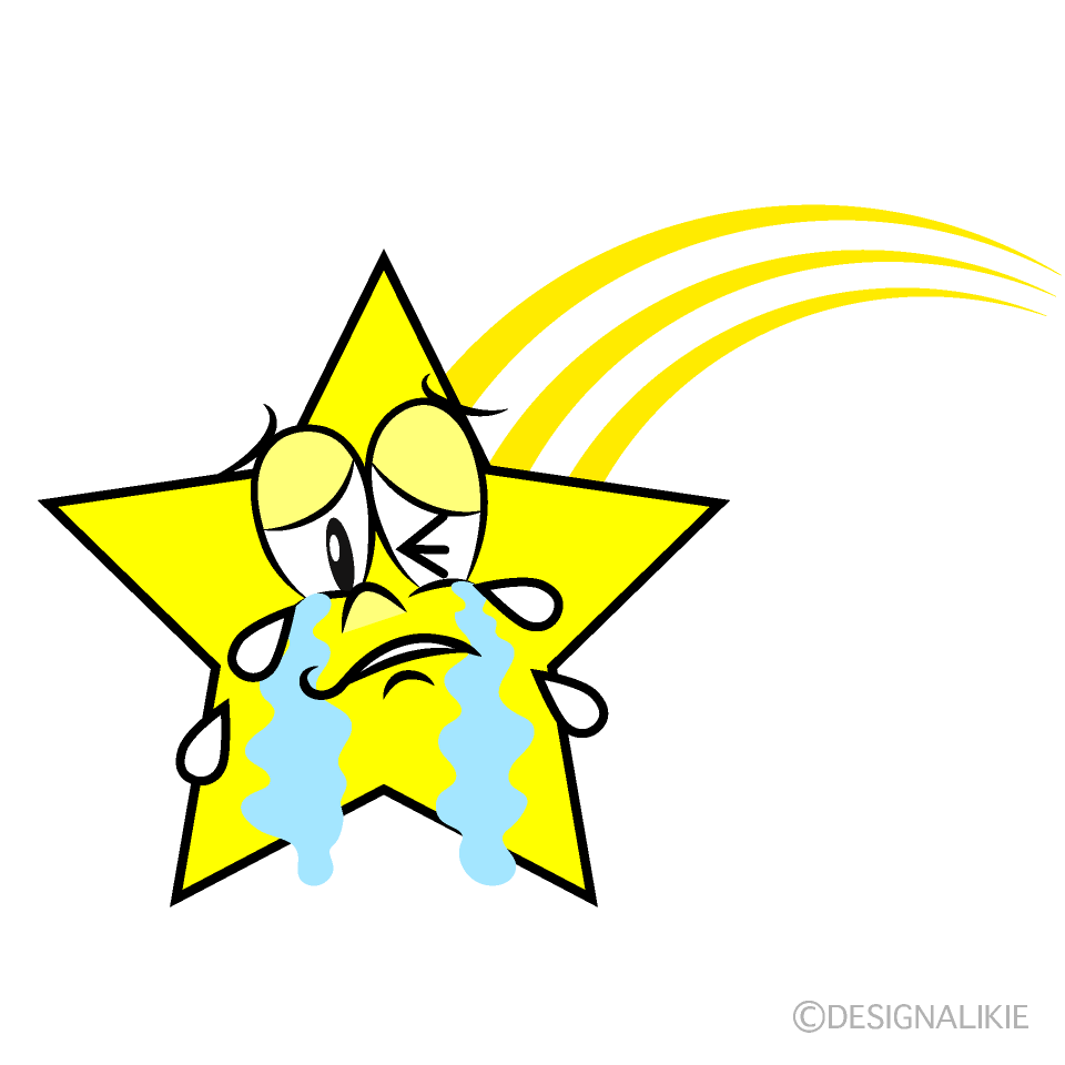 Estrella Fugaz Llorando Animado