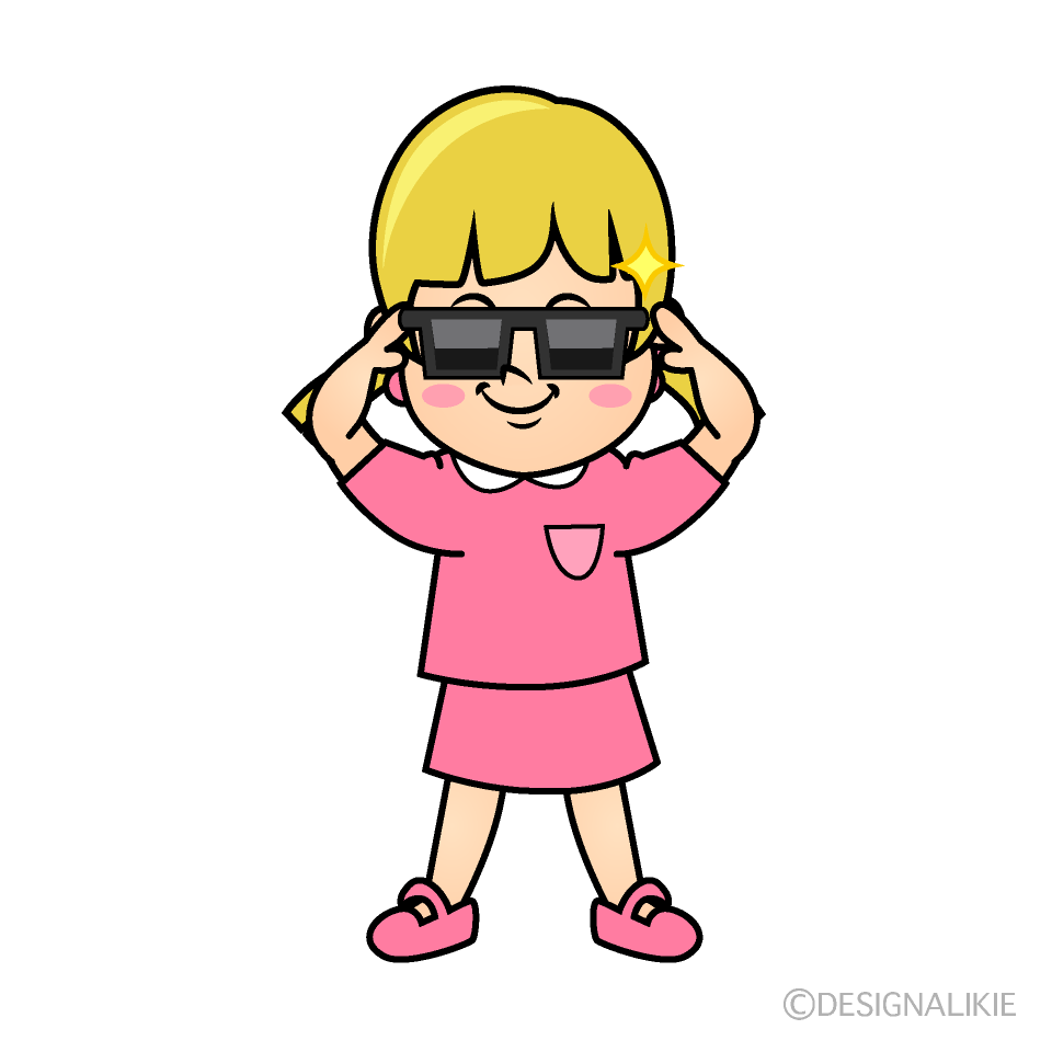Cool Girl Cartoon Character Image