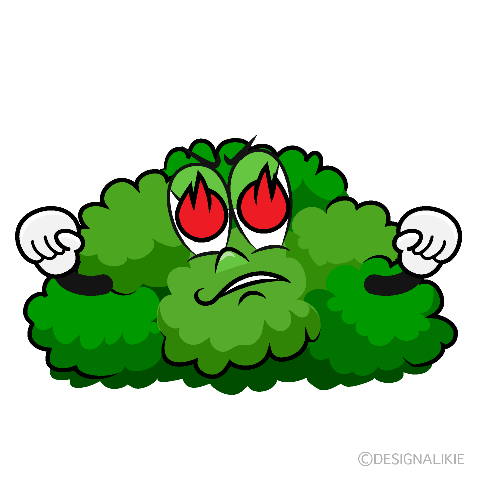 Enthusiasm Bush Cartoon Character Image