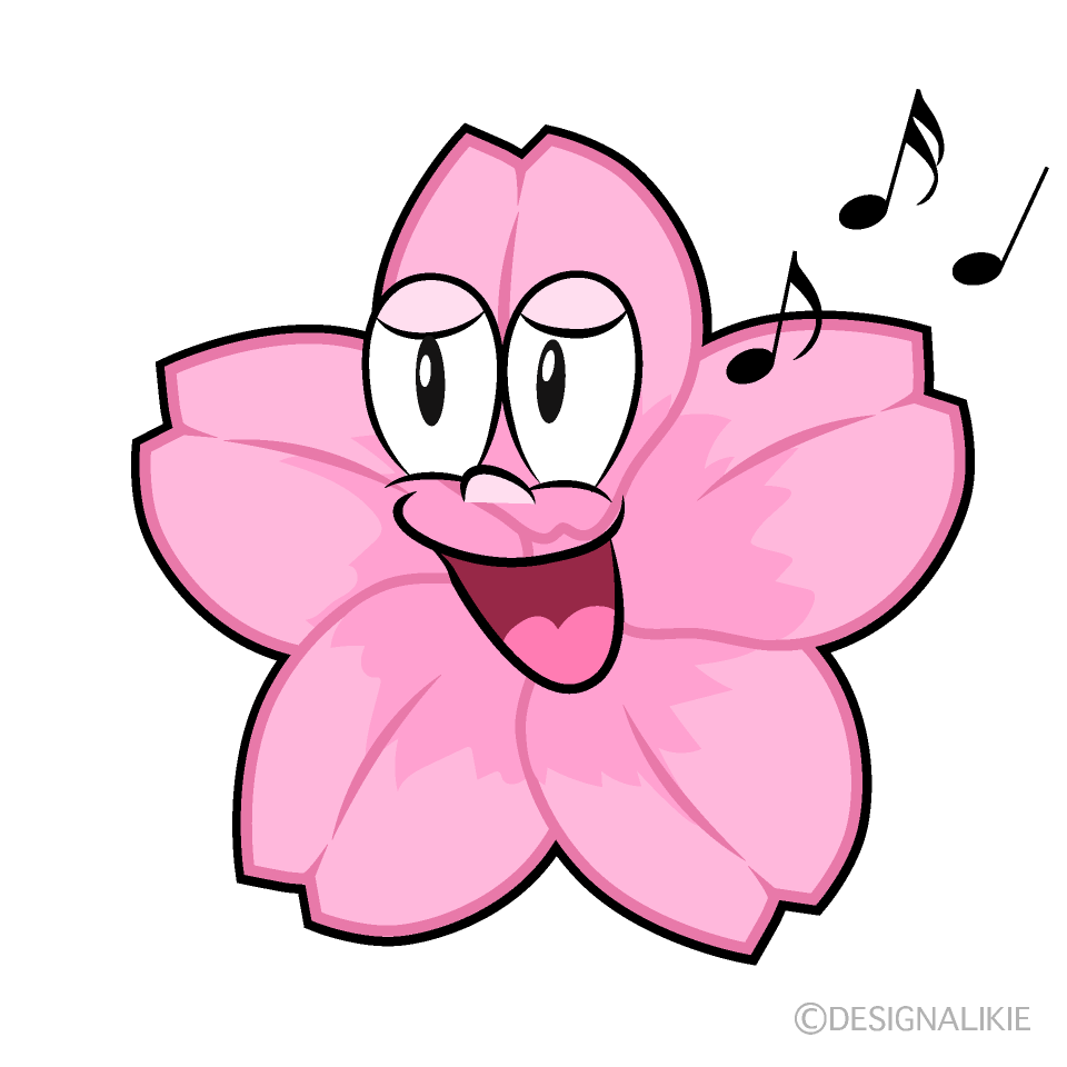 Cerezo en Flor Cantando Animado