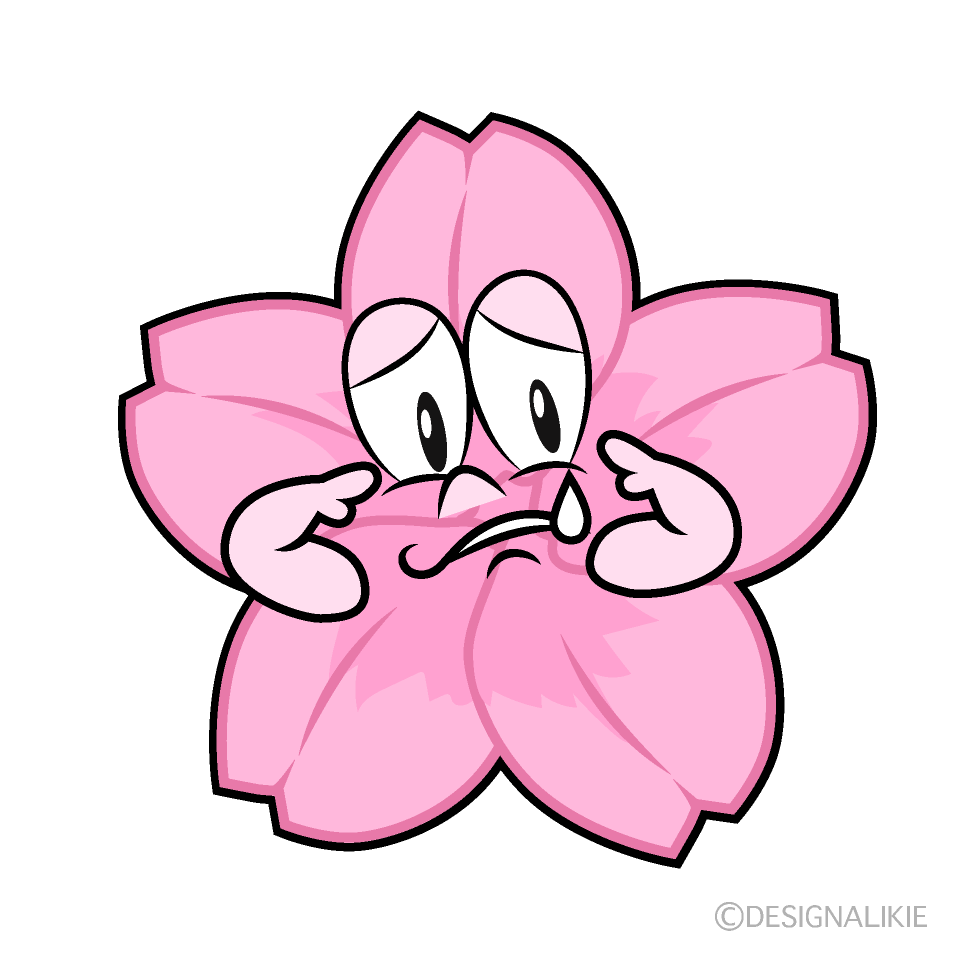 Cerezo en Flor Triste Animado