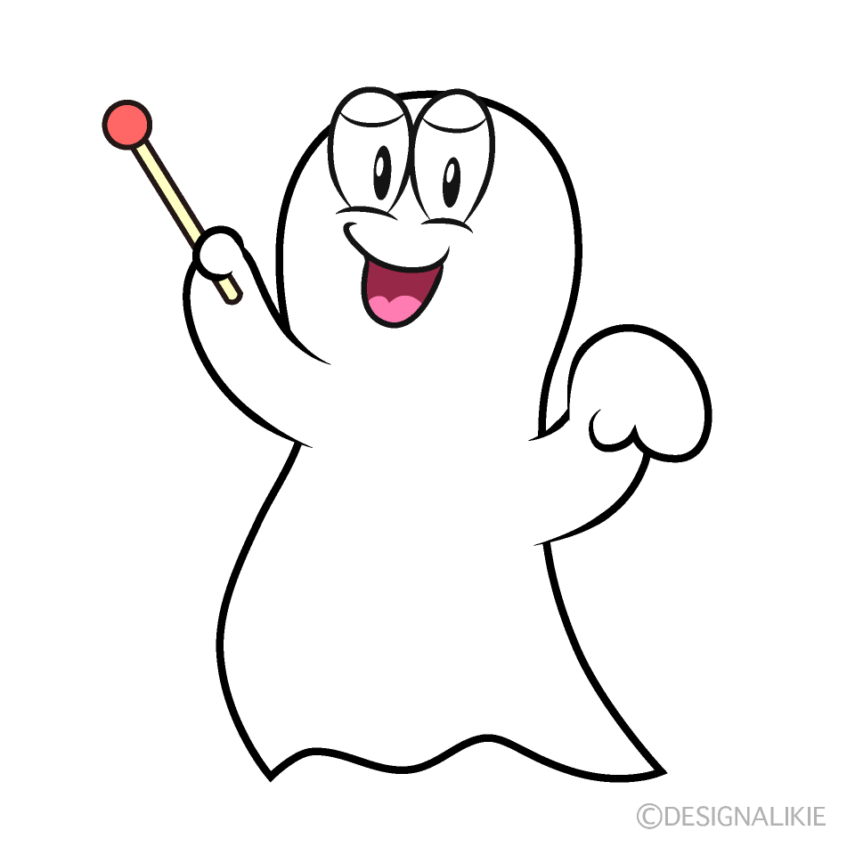 Speaking Ghost Cartoon Character Image