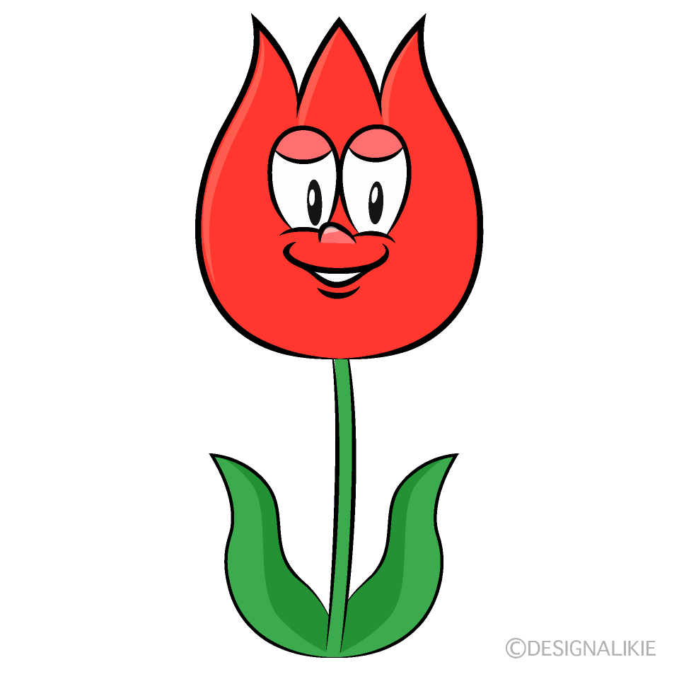Tulip Cartoon Character Image