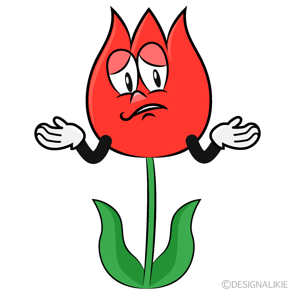 Tulipán Preocupado Animado