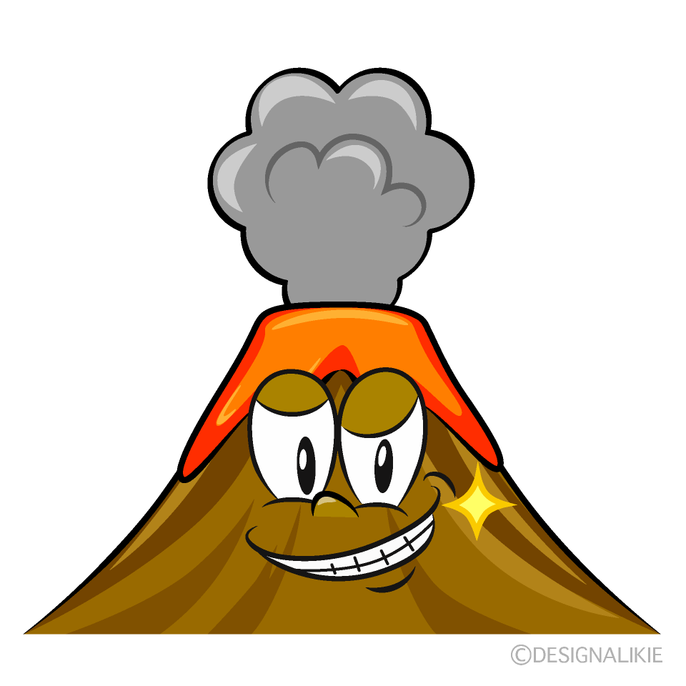 Volcán Sonriendo Animado