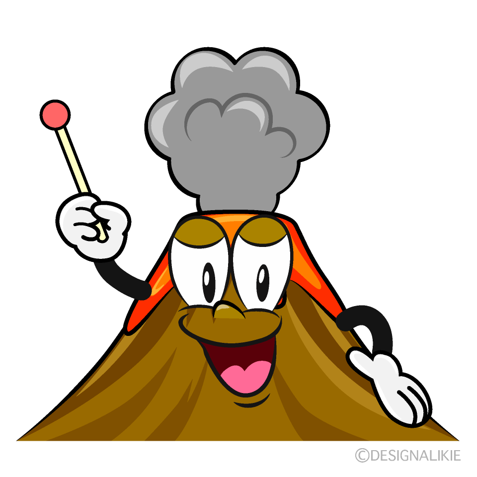 Volcán Hablando Animado