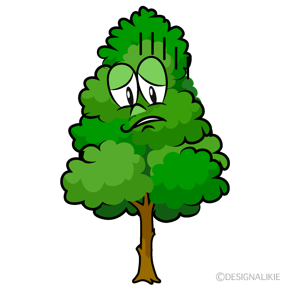 Árbol Alto Deprimido Animado