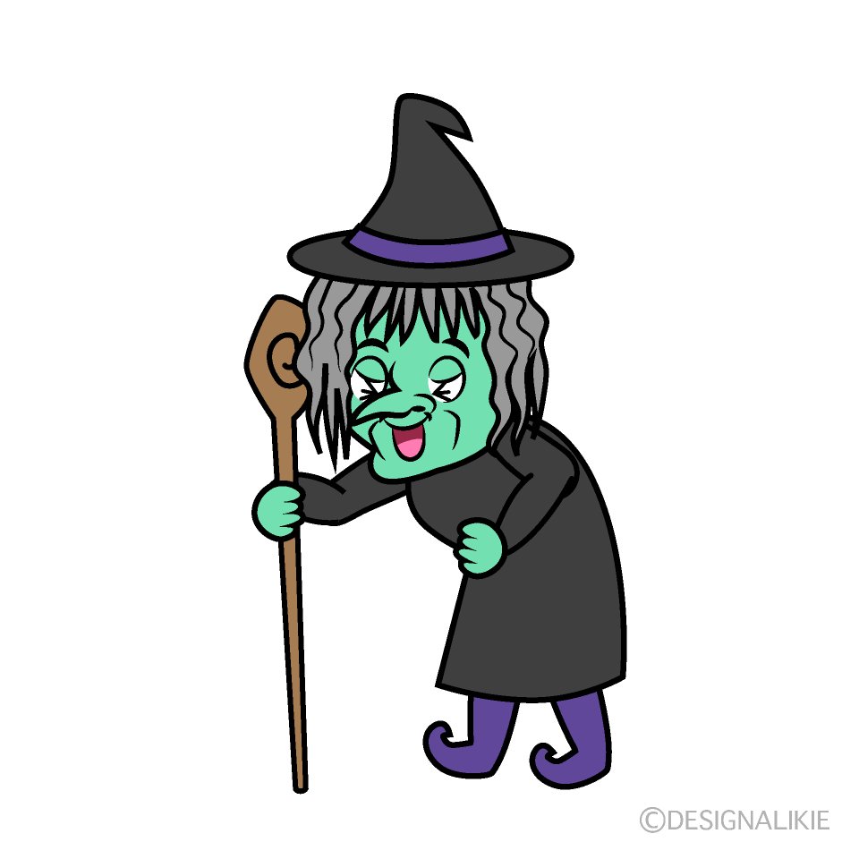 Laughing Hag Cartoon Character Image