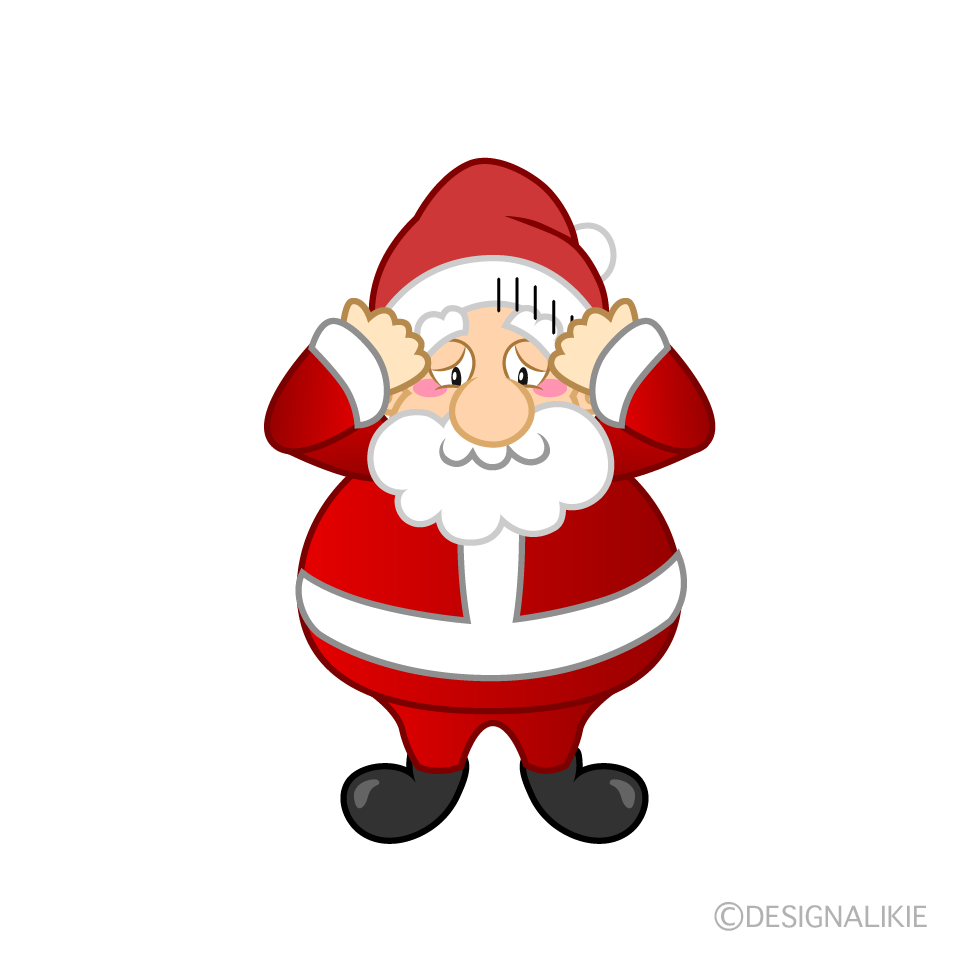 Papá Noel Deprimido Animado