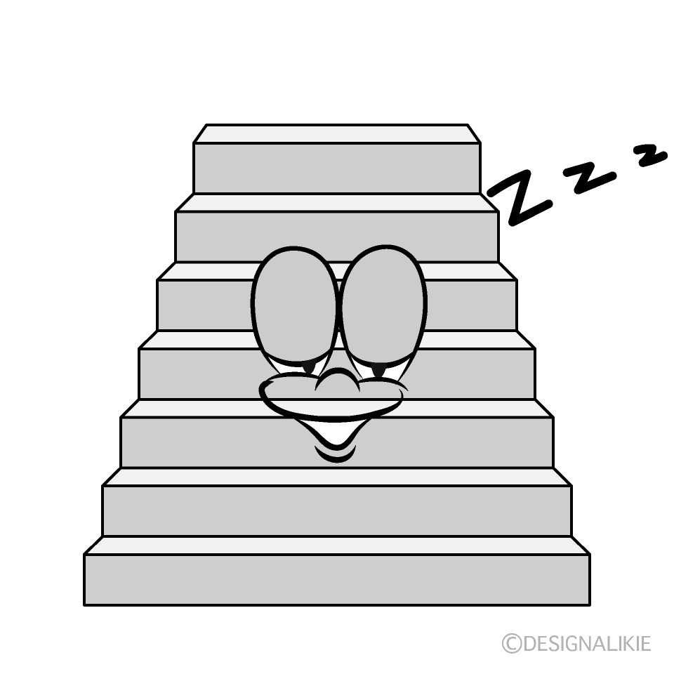 Escaleras Durmiendo Animado