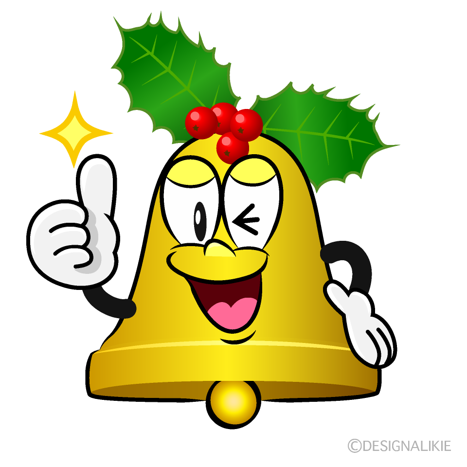 Thumbs up Bell Cartoon Character Image