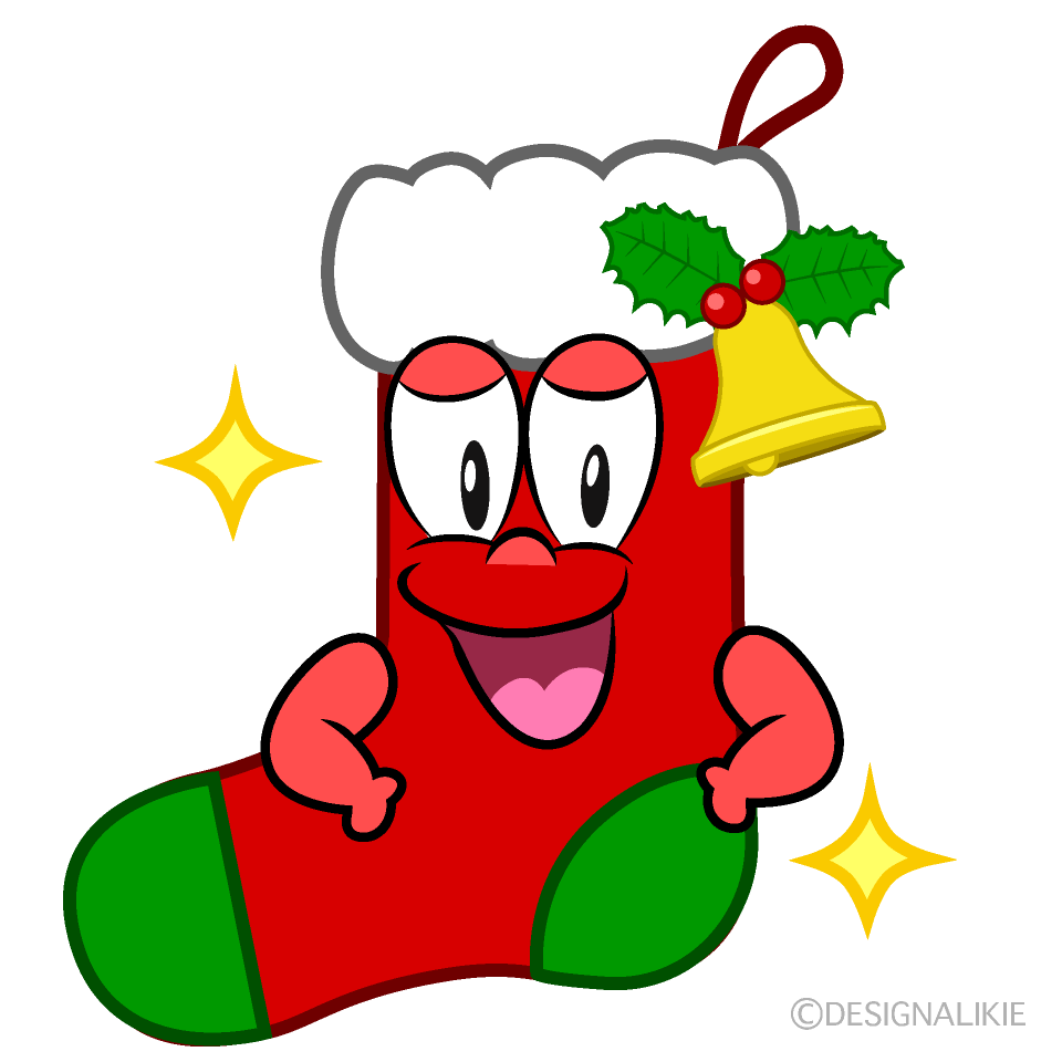Calcetín de Navidad Brillante Animado
