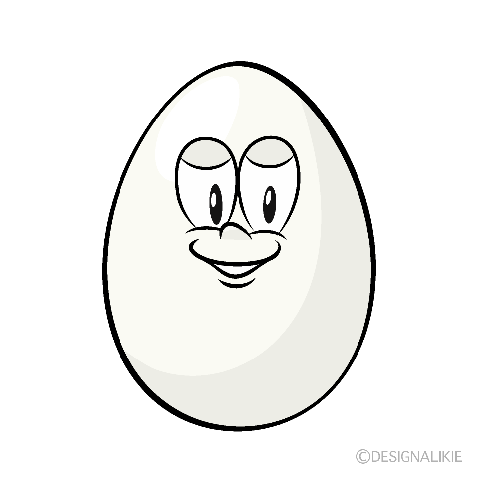 Egg Cartoon Character Image