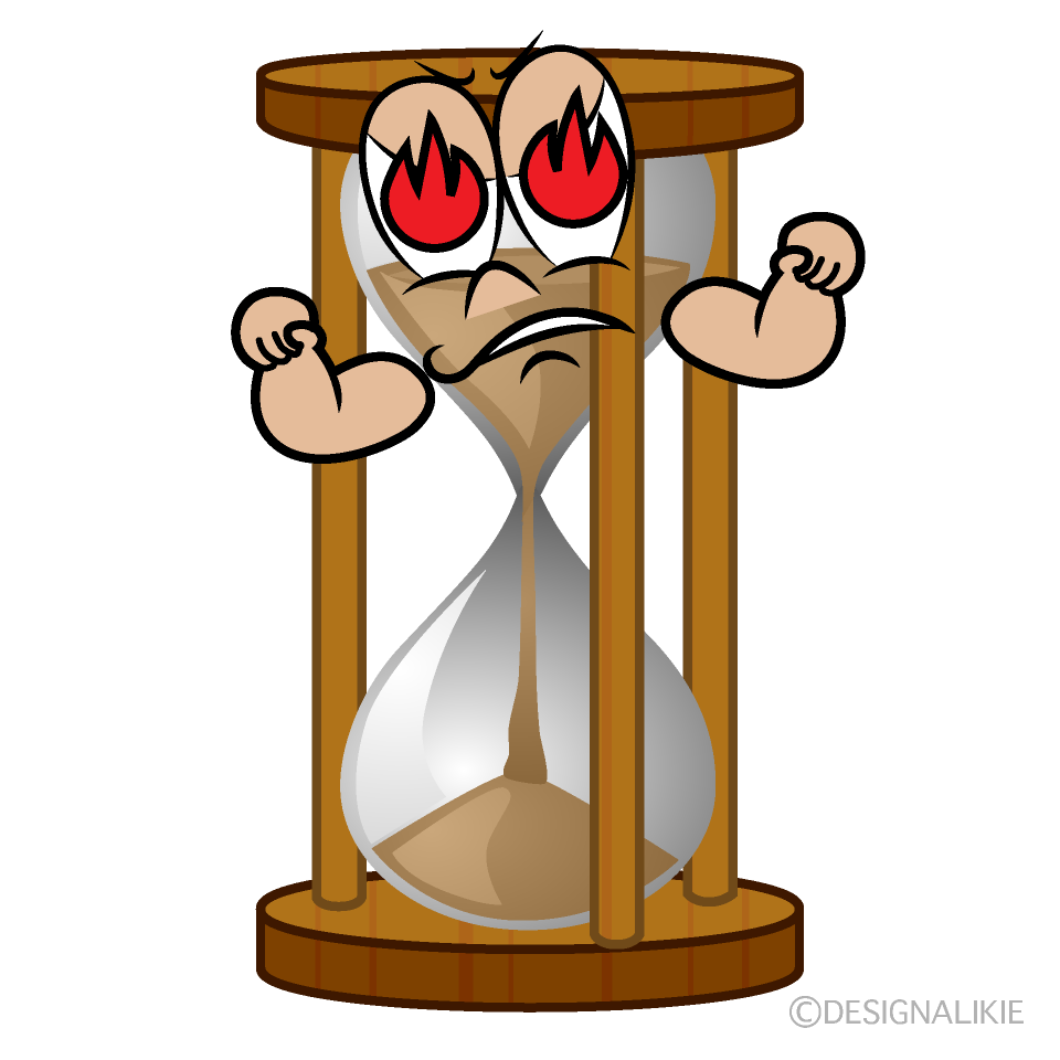 Reloj de Arena Entusiasmado Animado