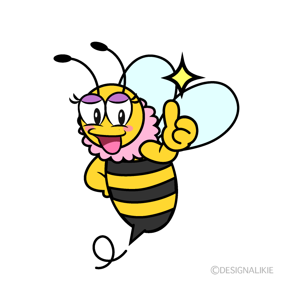 Abeja Chica Pulgar Arriba Animado