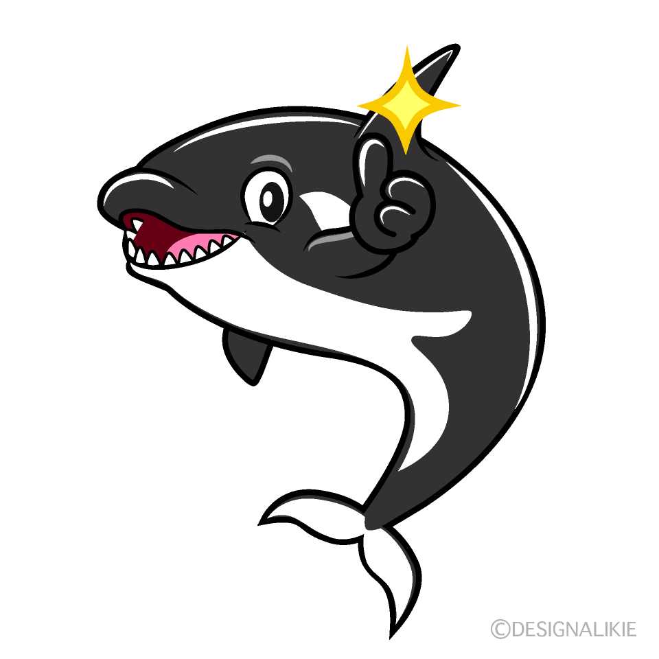 Orca Pulgar Arriba Animado