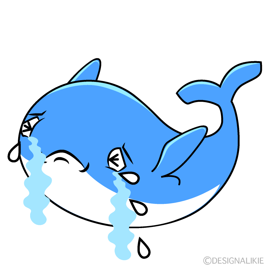 Ballena Linda Llorando Animado