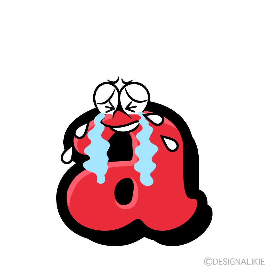 a minúscula Llorando Animado