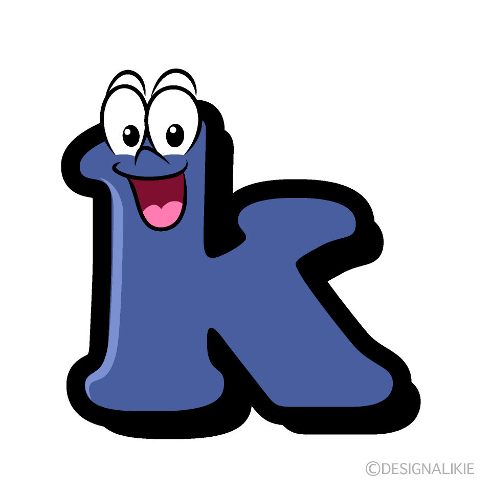 k minúscula Sorprendida Animado
