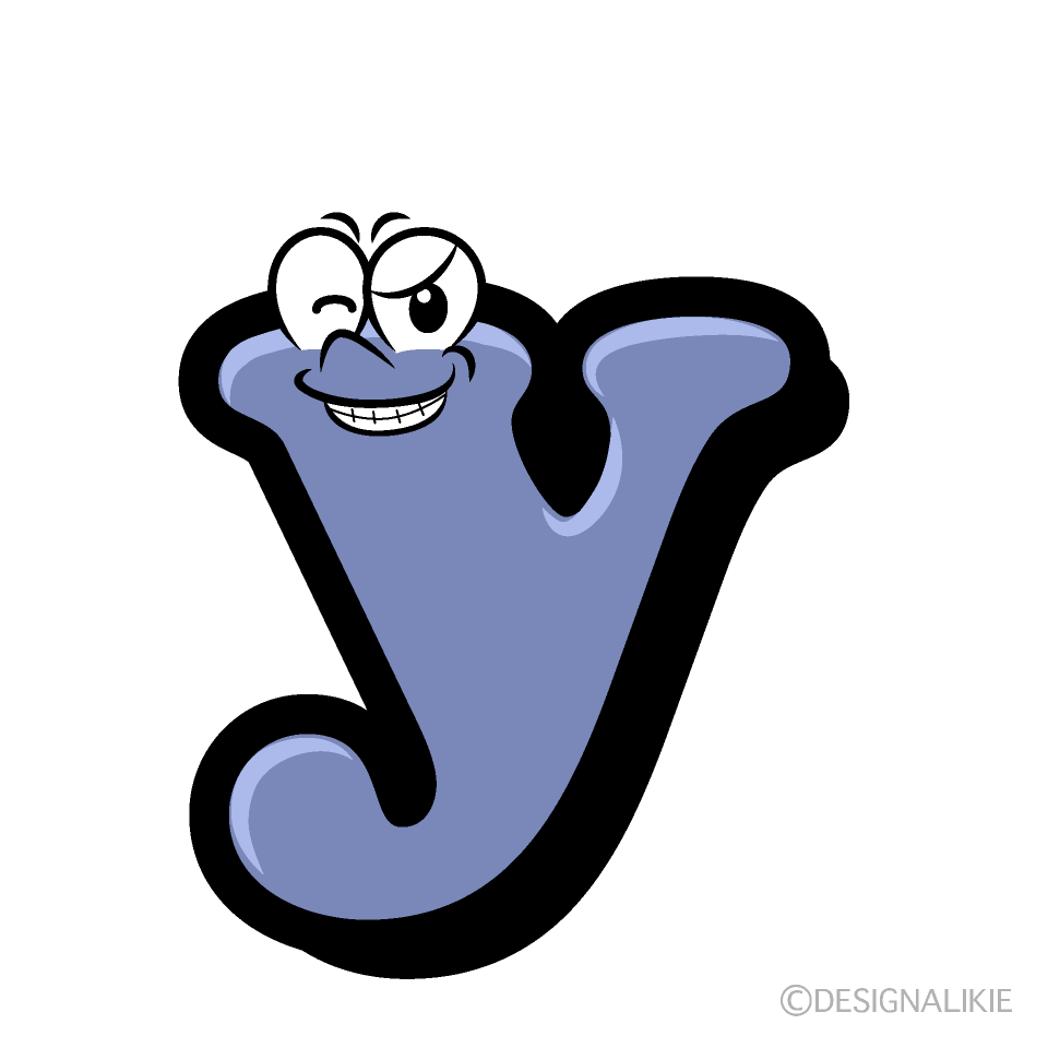 Grinning y Cartoon Character Image