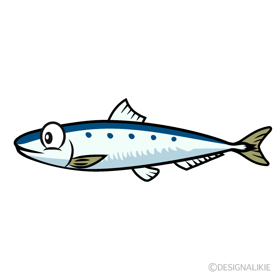 Sardine Cartoon Character Image