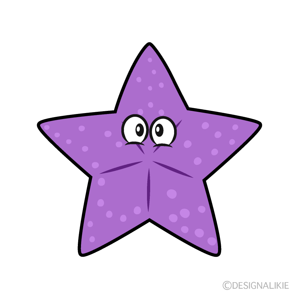 Starfish Cartoon Character Image