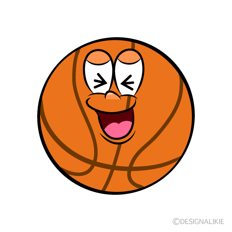 Pelota de Baloncesto Riendo Animado