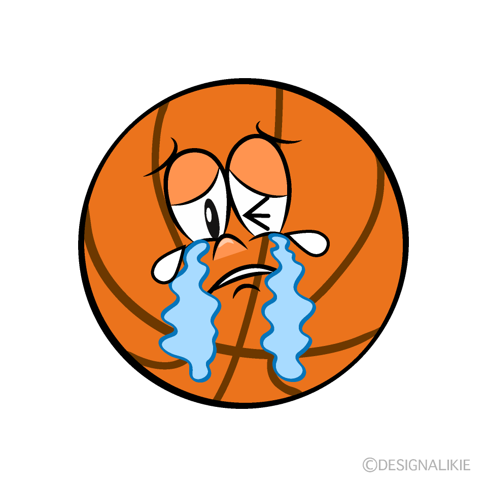 Pelota de Baloncesto Llorando Animado