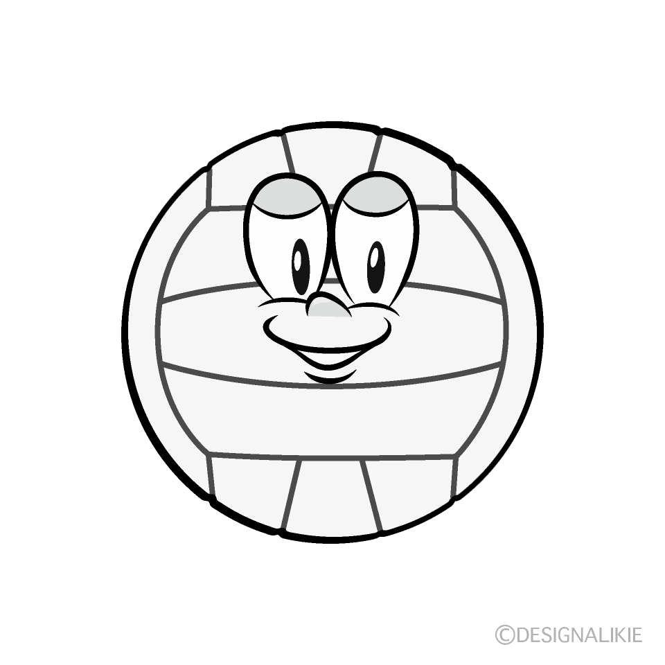 Volleyball Cartoon Character Image