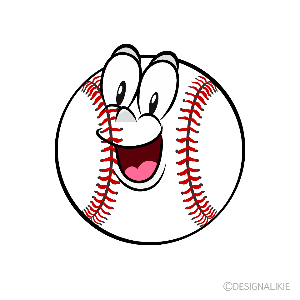 Surprising Baseball Cartoon Character Image