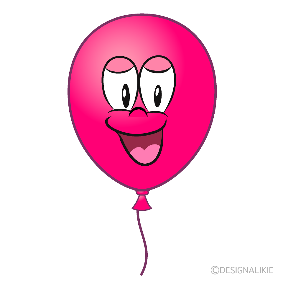 Smiling Balloon Cartoon Character Image