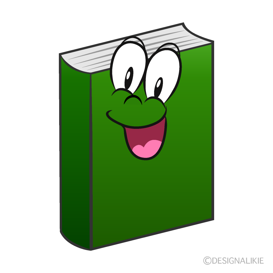 Surprising Book Cartoon Character Image