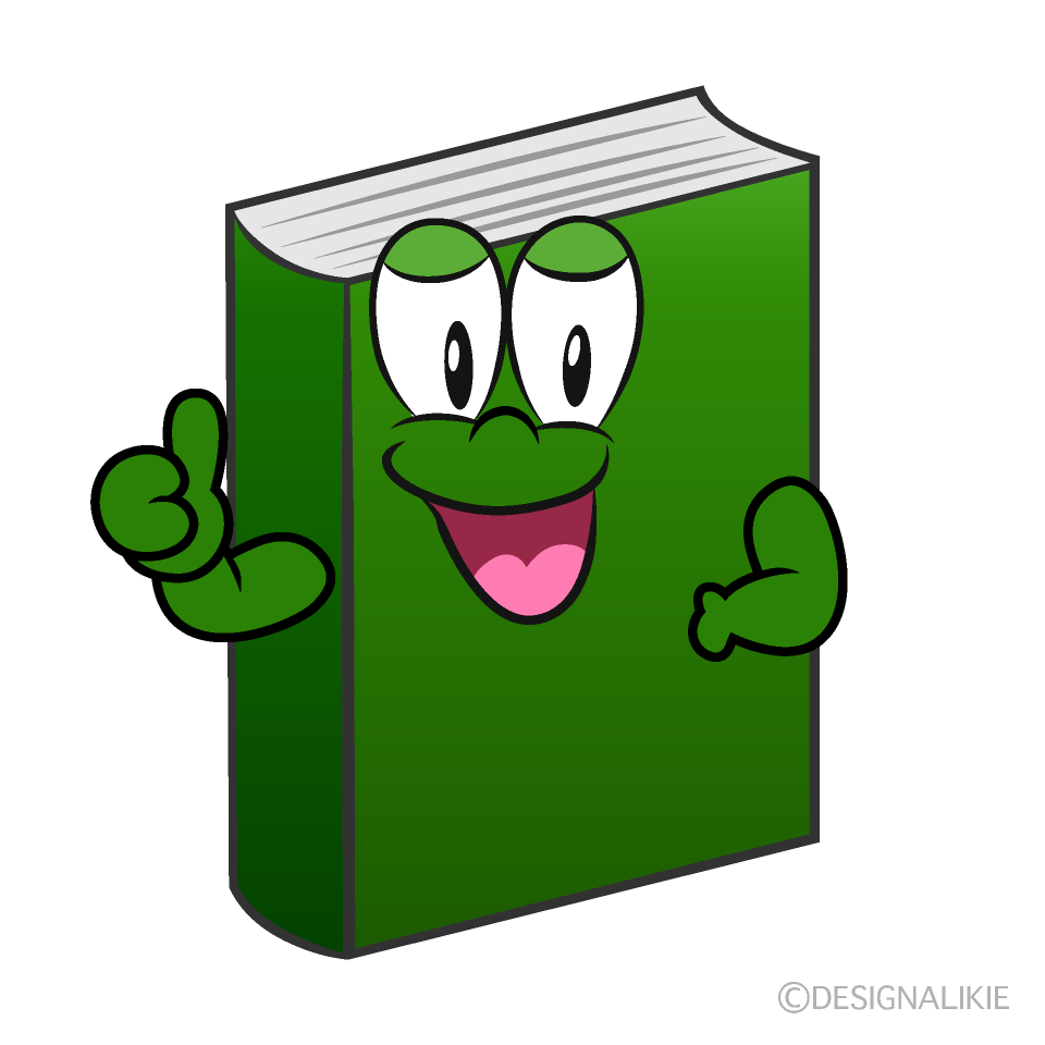 Thumbs up Book Cartoon Character Image