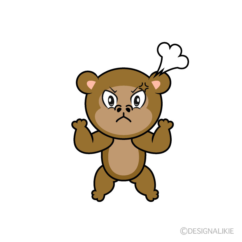 Angry Monkey Cartoon Character Image