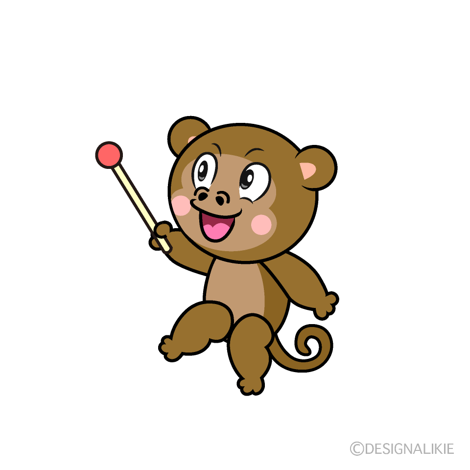 Speaking Monkey Cartoon Character Image