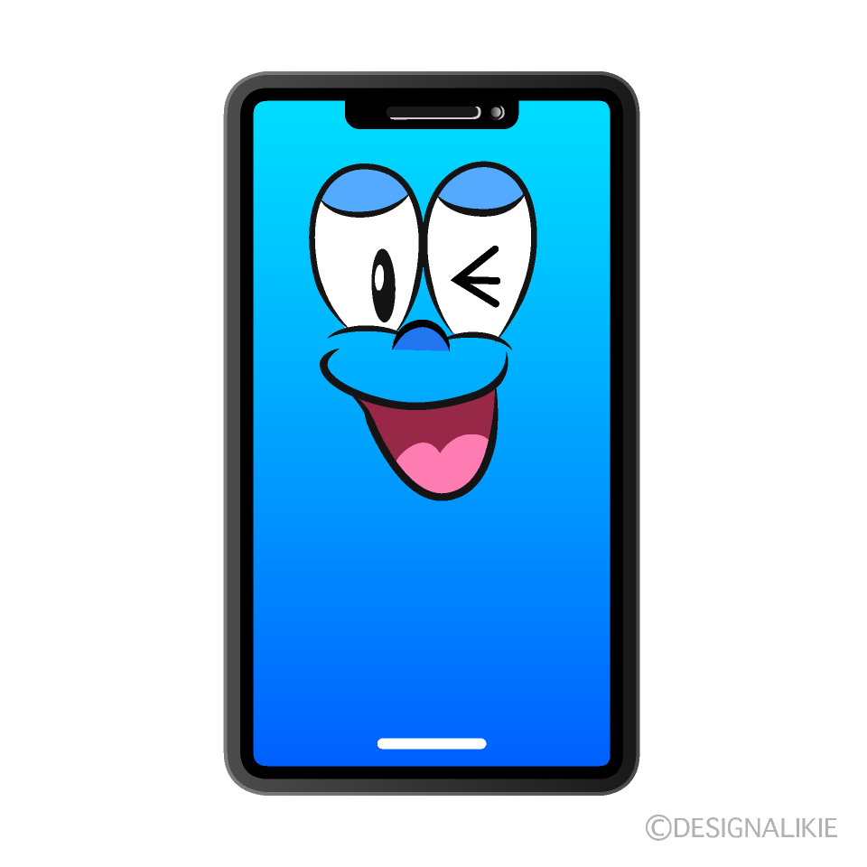 Teléfono Móvil Riendo Animado