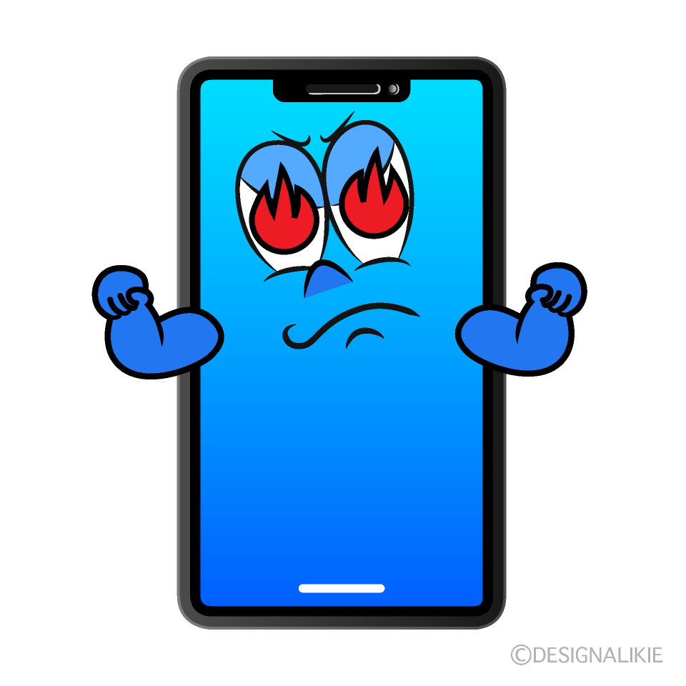 Teléfono Móvil Entusiasmo Animado